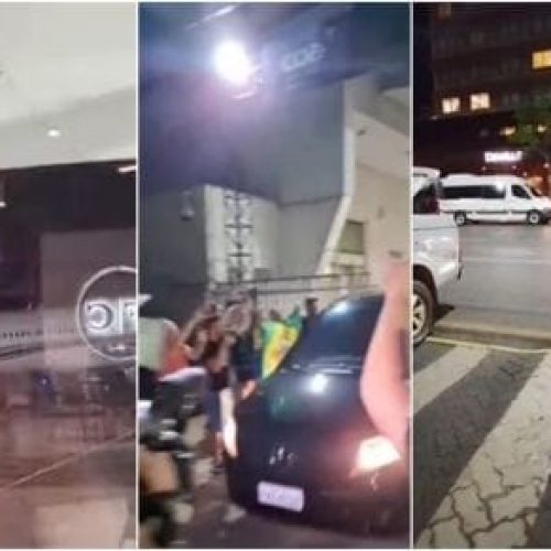 Vídeo mostra chegada da banda Guns N’ Roses sob forte esquema de segurança