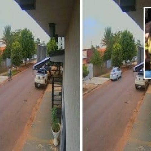 Vídeo mostra ladrão de carro atropelando e matando mulher que levava filho para a creche