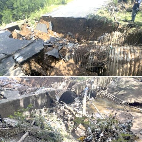 RONDONOPOLIS: Vila São Francisco: Erosão na travessia do Córrego Bambu leva riscos à população; Pode ser interditada