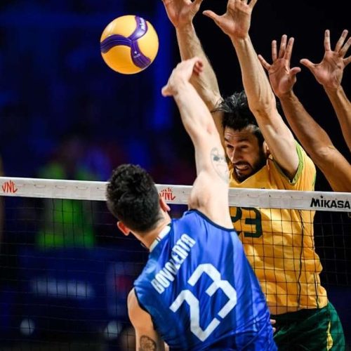 Vôlei: Brasil é superado pela Itália, seu 2º revés na Liga das Nações