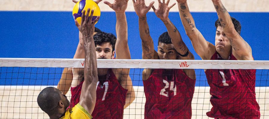Vôlei: Brasil perde para EUA e volta a se complicar na Liga das Nações