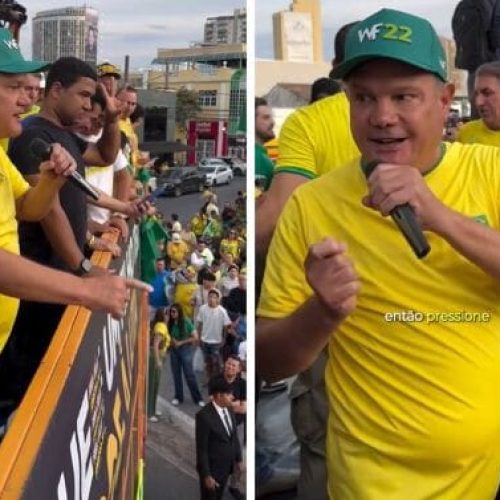 WF diz que Bolsonaro segue “na alma do povo” e minimiza ausência de governadores