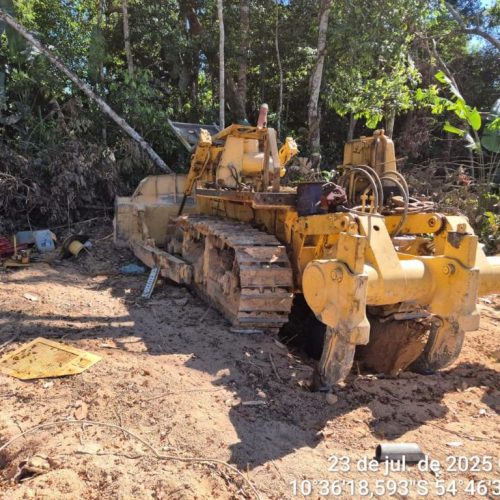Polícia Militar fecha 2º garimpo ilegal na semana e apreende equipamentos