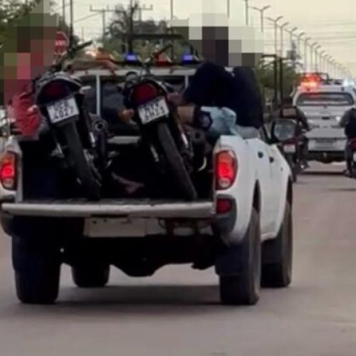 Ipiranga do Norte: PM apreende motos e menores que estavam dando “grau”