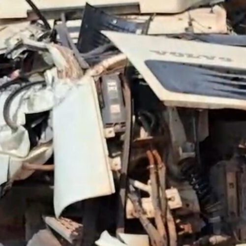 Acidente envolvendo três veículos de carga é registrado na BR-163 em Vera