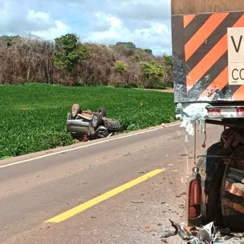 Mãe e dois filhos morrem em grave acidente em rodovia de Mato Grosso