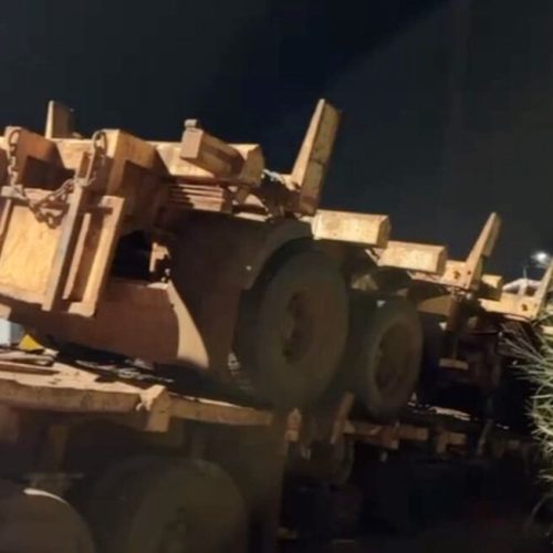 Sinop: carreta se desprende de cavalo mecânico e rua é interditada