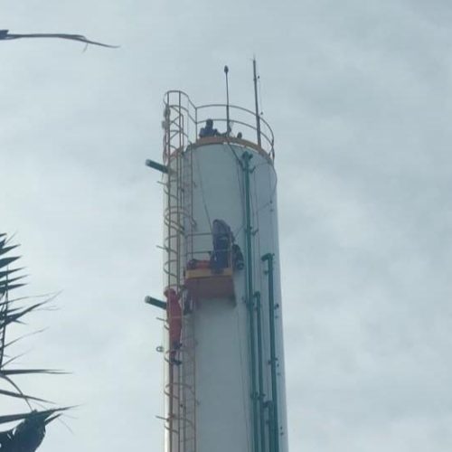 Corpo de Bombeiros resgata vítima que caiu em caixa d’água de 12 metros de profundidade