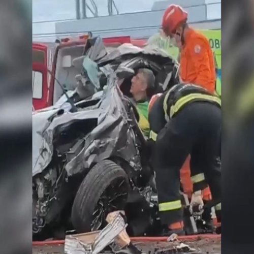 Homem “nasce de novo” após grave acidente com carreta na BR-163 em Sinop