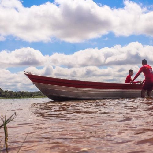 Bombeiros resgatam mulher em MT que se segurou em árvore após ser levada por correnteza