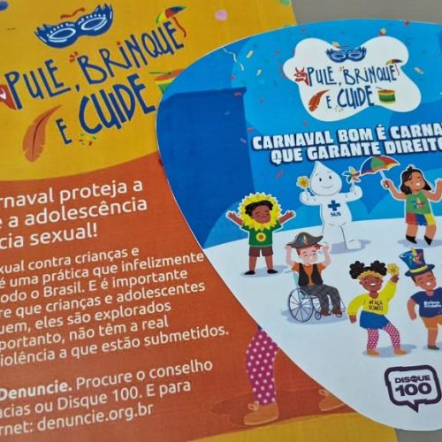 Sesp e Setasc lançam campanha de carnaval contra tráfico e exploração de crianças e adolescentes