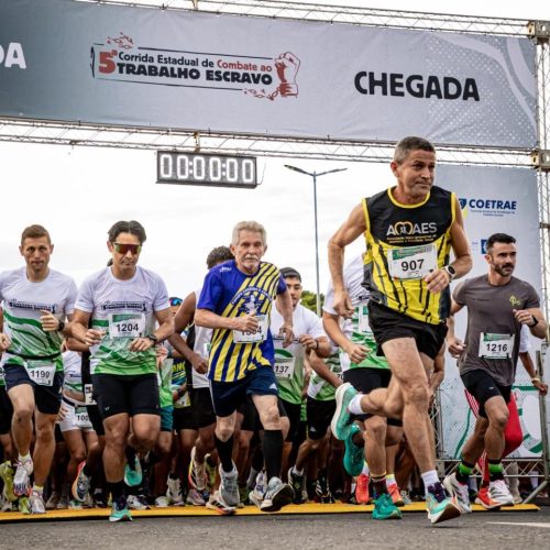 Mais 1,5 mil atletas participam da 5ª Corrida de Combate ao Trabalho Escravo em Cuiabá