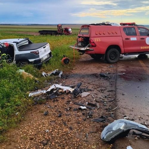 Corpo de Bombeiros atende duas ocorrências de acidente de trânsito em Cáceres e Itiquira
