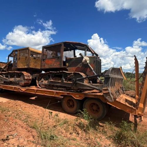 Sema apreende tratores utilizados para desmatamento em cidades no Nortão