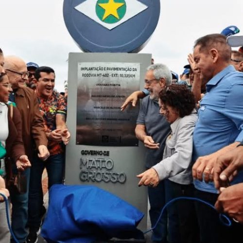 Pivetta inaugura asfaltamento em rodovias de Cuiabá e autoriza mais obras