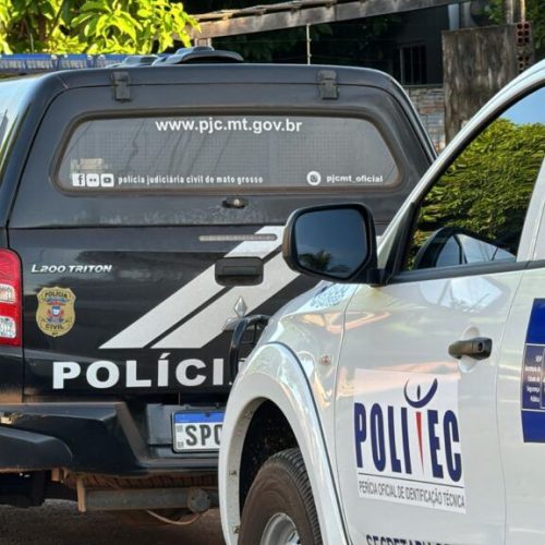 Mulher é morta a tiro pelo companheiro em Mato Grosso e suspeito foge levando filhas