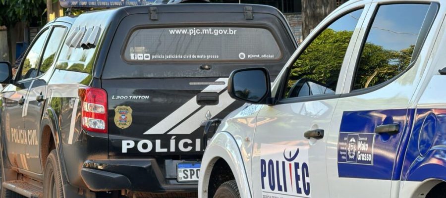 Mulher é morta a tiro pelo companheiro em Mato Grosso e suspeito foge levando filhas