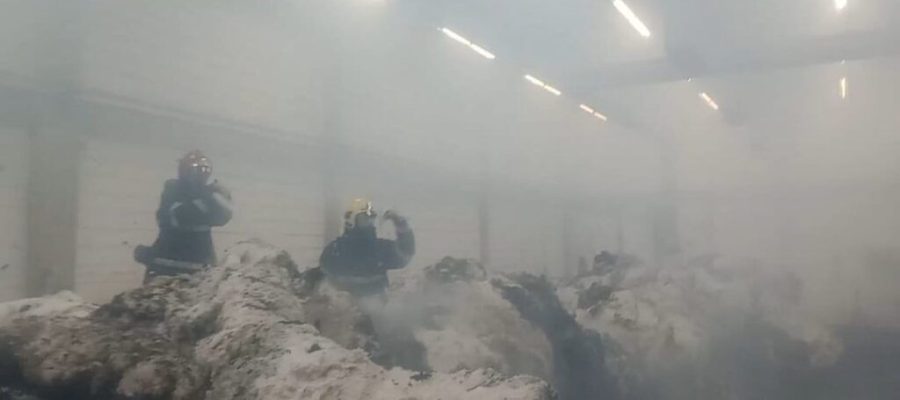 Incêndio atinge algodoeira, destrói fardos de pluma e danifica máquinas em Mato Grosso