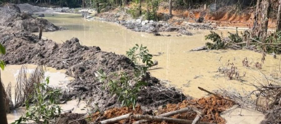 EXPLORAÇÃO IRREGULAR: Polícia Federal prende dois por garimpo em terra da União