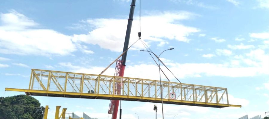 Concessionará fará operação de tráfego nesta 6ª para instalação de nova passarela em Sinop