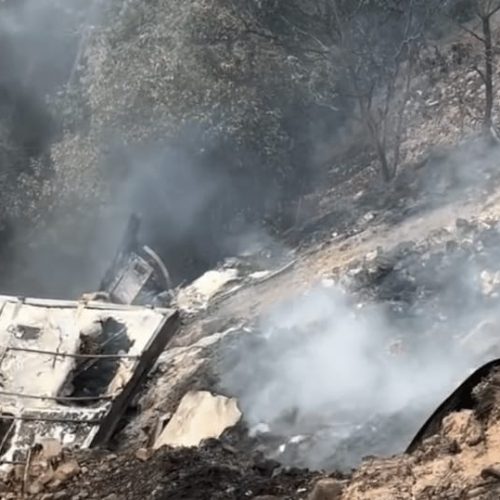 Equipes devem remover hoje corpo de carreteiro; carreta pegou fogo em acidente em serra de Mato Grosso