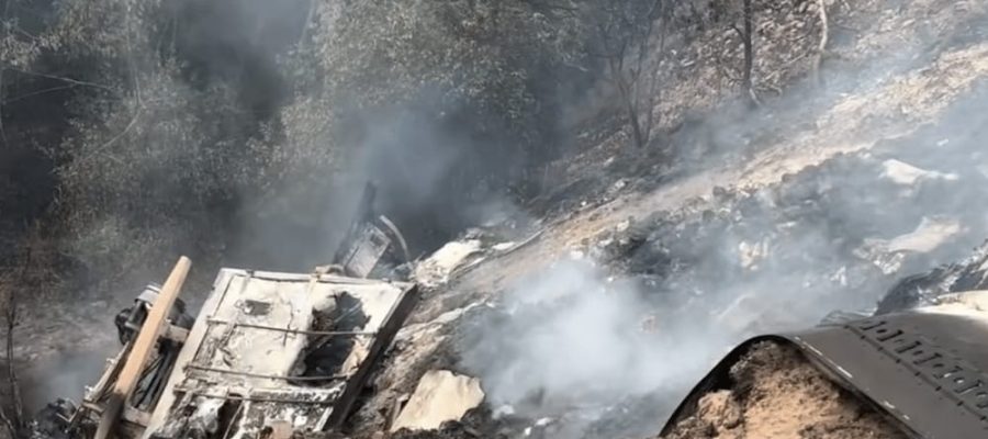 Equipes devem remover hoje corpo de carreteiro; carreta pegou fogo em acidente em serra de Mato Grosso