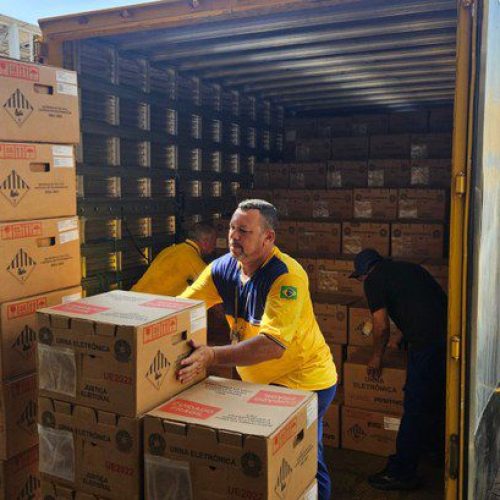 TRE despacha 3,4 mil urnas para eleições em Sinop, Sorriso, Lucas do Rio Verde e mais cidades