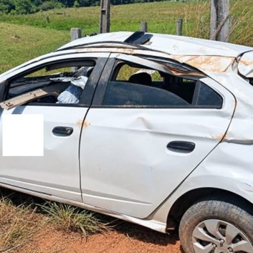 Motorista de aplicativo fica estado grave em acidente em rodovia no Nortão
