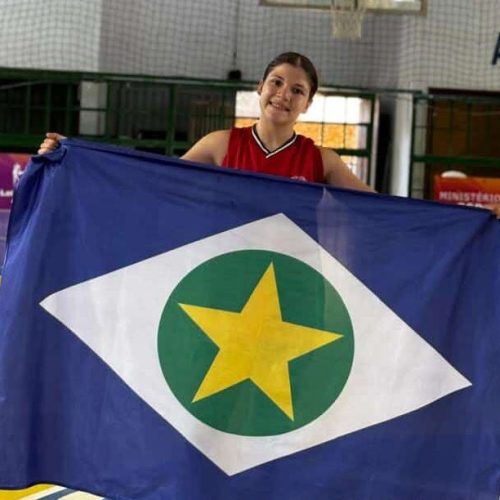 Atleta de Sinop é campeã nacional no basquete e vai representar o Brasil no Sul-Americano Escolar