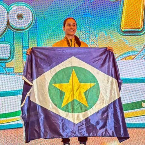 Jovem de Lucas do Rio Verde leva medalha inédita em competição brasileira de ciclismo