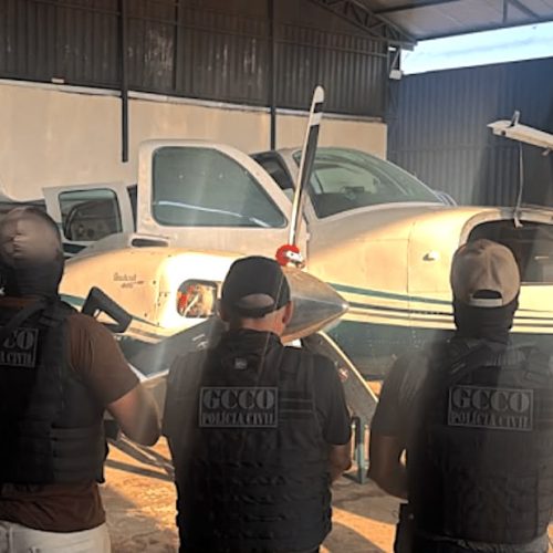 Presos 3 de grupo criminoso que planejava assaltar instituições financeiras no Nortão; avião apreendido