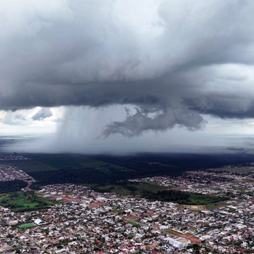 Inmet publica aviso de tempestade para esta 5ª para Sinop, Sorriso, Lucas do Rio Verde e outras cidades