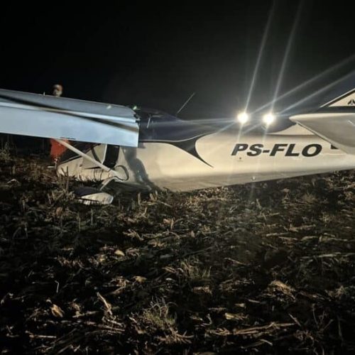Avião cai no Médio Norte e feridos são socorridos