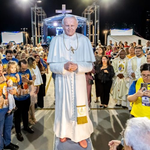 Inaugurada escultura do Papa João Paulo II em Mato Grosso
