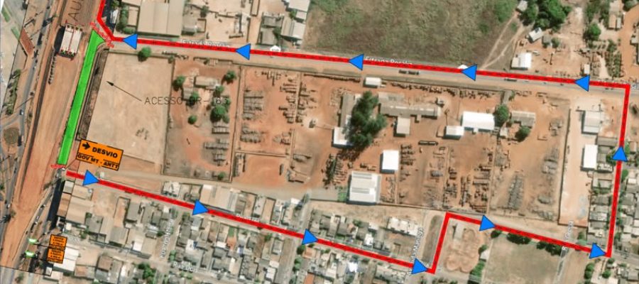 Sinop: BR-163 terá novo desvio para obras de viaduto no São Cristóvão