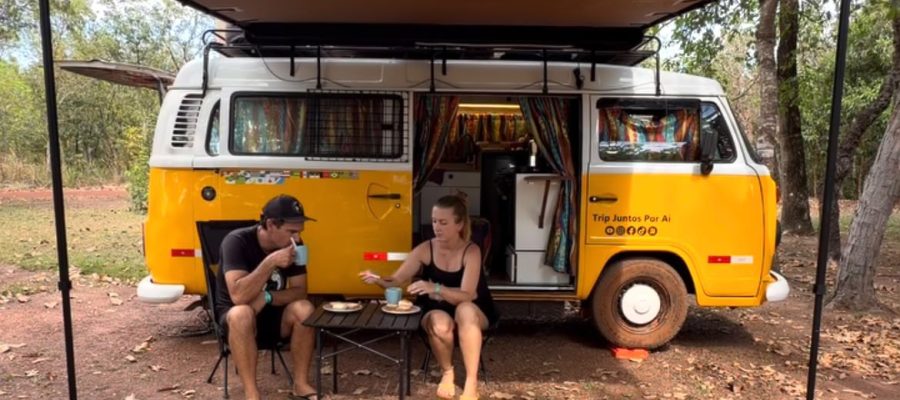 AVENTURAS: Viajantes de Kombi destacam belezas de Mato Grosso após semanas de visitas a pontos turísticos; assista