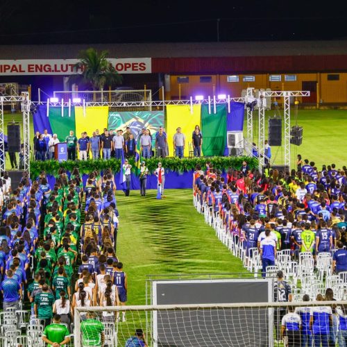 Abertura dos Jogos Regionais reuniu centenas de estudantes de Rondonópolis
