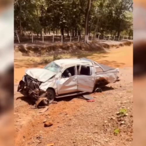 Sorriso: Hilux, Strada e carreta se envolvem em grave acidente na BR-163 em Primaverinha