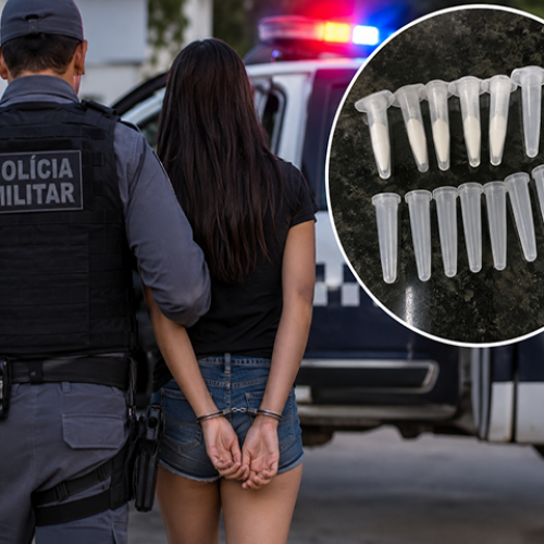 Ipiranga do Norte: Mãe denuncia própria filha de 15 anos por tráfico de drogas; PM encontra pinos de cocaína e apreende adolescente