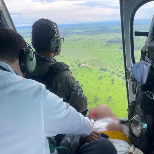 Suporte Aéreo: Ciopaer realiza transferência de paciente de Salto do Céu para Cáceres