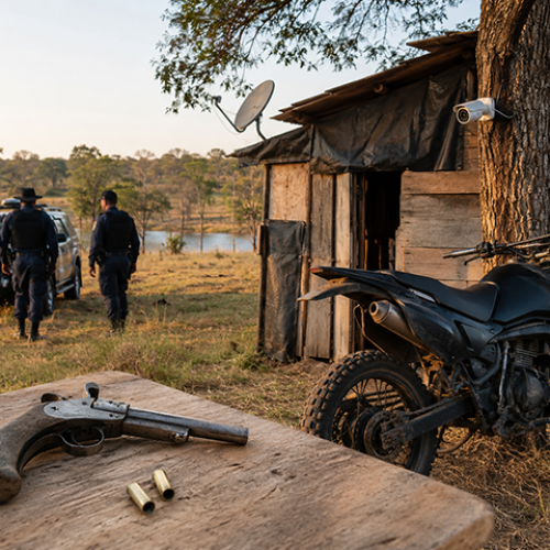 Boa Esperança do Norte: Idoso denuncia venda sem autorização de 380 hectares; PM encontra barraco com arma e câmeras em fazenda