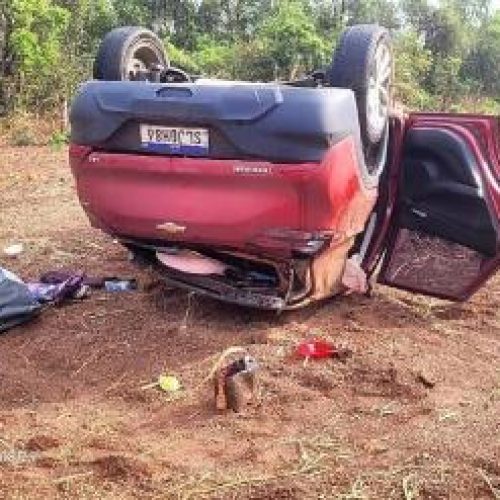 NA BR 070: Motorista de 66 anos morre após bater carro de frente com outro veículo