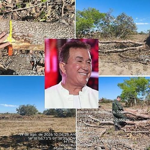 DESMATAMENTO: Amado Batista é multado em R$ 157 mil e tem área de fazenda embargada em MT