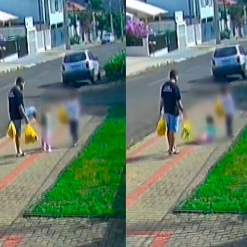 Pai, preso por chutar filha de 3 anos, diz à polícia que agrediu criança porque ela chorava
