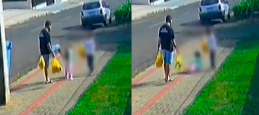 Pai, preso por chutar filha de 3 anos, diz à polícia que agrediu criança porque ela chorava
