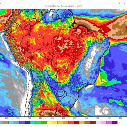 Rondônia e outros quatro estados da Região Norte vão receber as maiores precipitações da semana