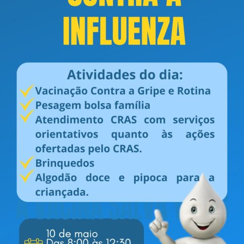 Itanhangá-MT: Prefeitura convida a população para participar do DIA “D” Contra a Influenza