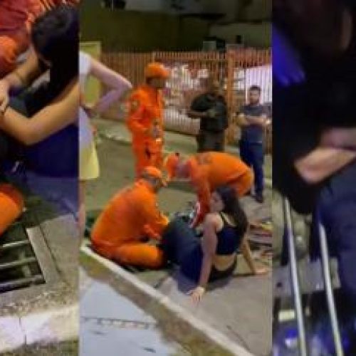 Duas pessoas são resgatadas em 5 dias por queda em bueiro problemático