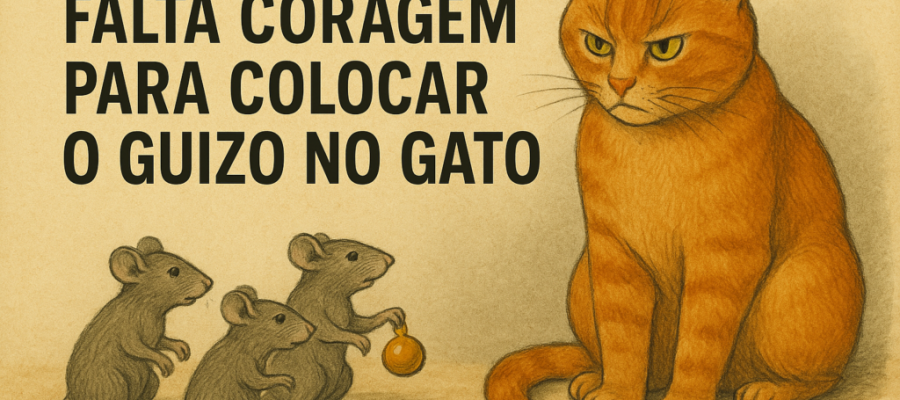 OPINIÃO: Quem vai colocar o guizo no gato?