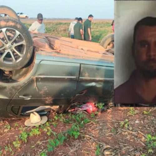 Boa Esperança do Norte: Motorista morre após perder controle de carro e capotar próximo a Água Limpa